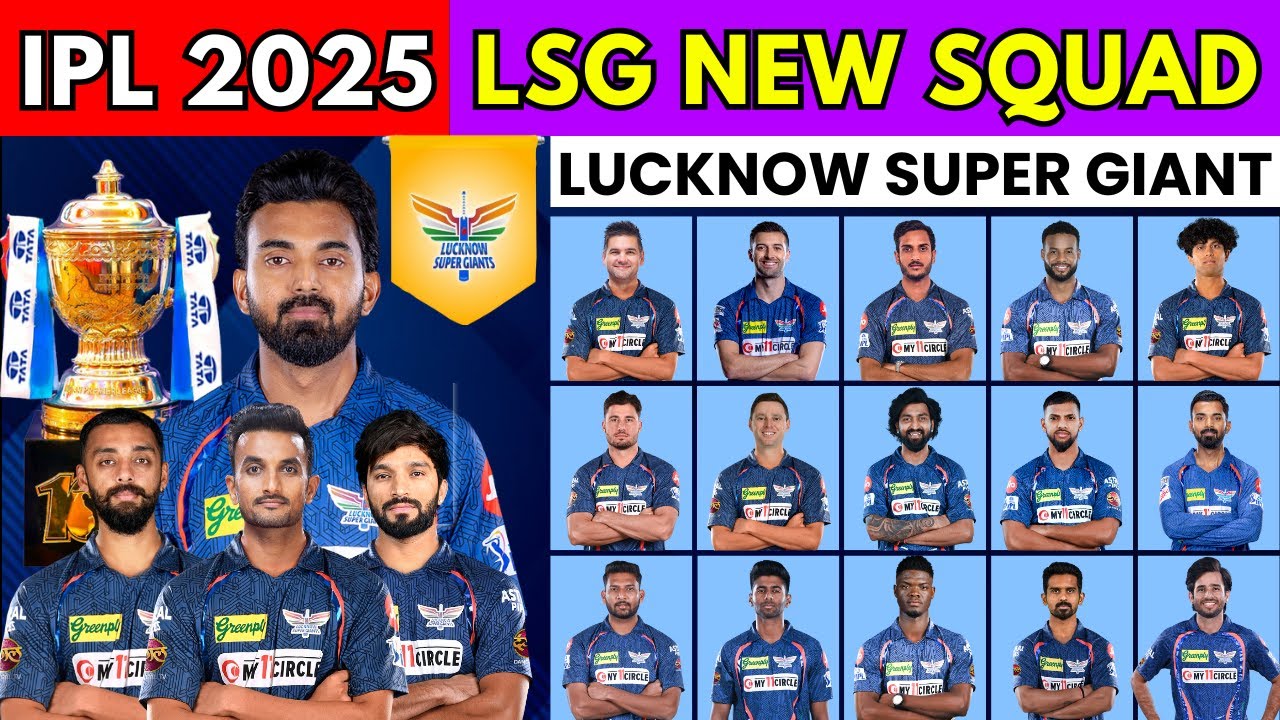 Lucknow Super Giants 2025: Complete Players List, Prices, and Season Overview