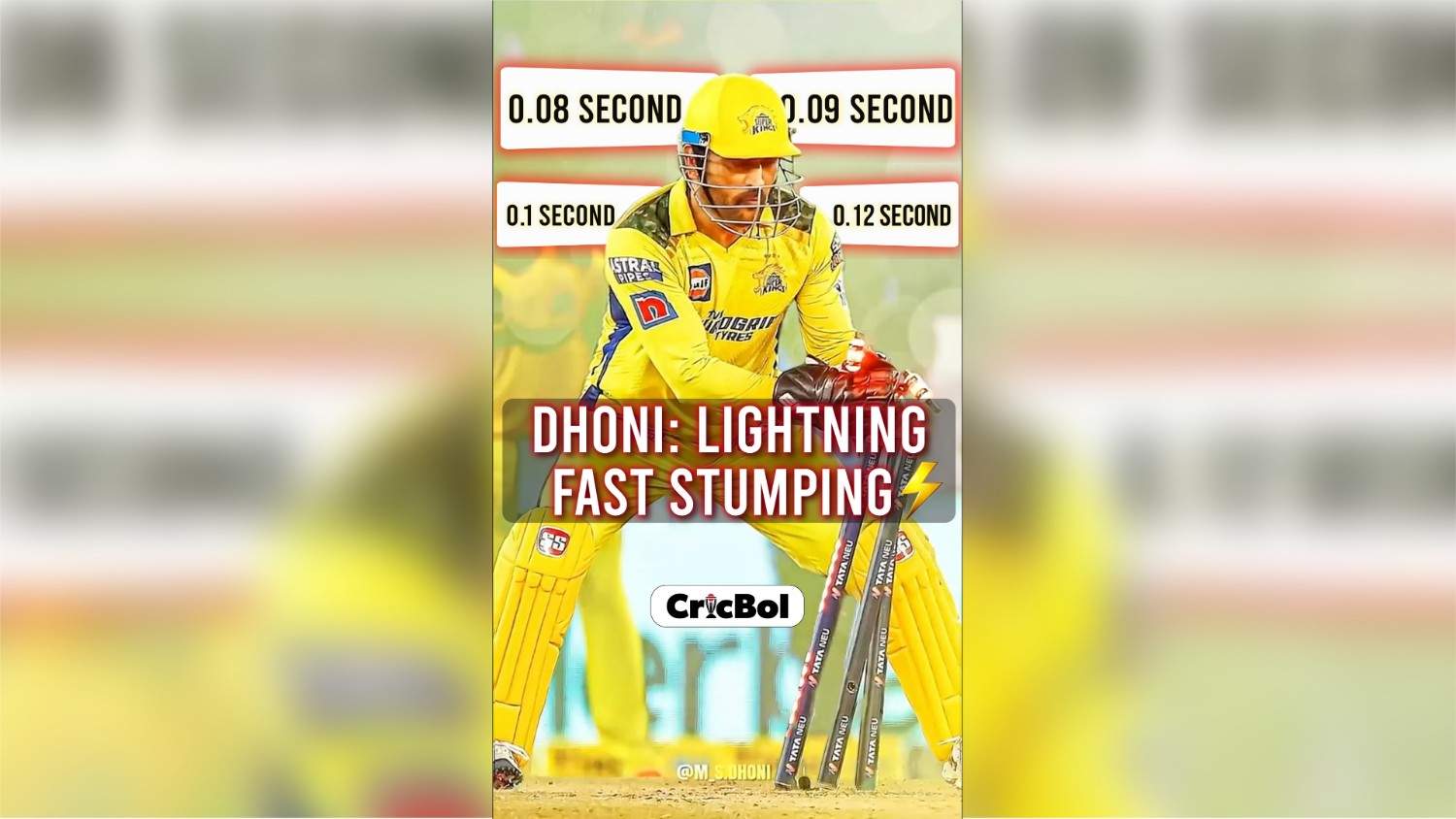 MS Dhoni Superhuman Behind the Stumps: The Fastest Hands in Cricket