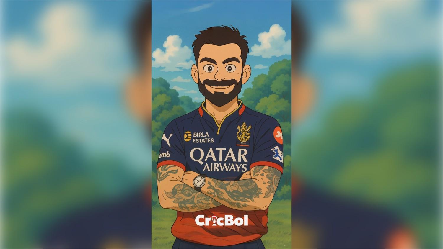 Cricket Meets Ghibli: A Whimsical Fusion of Art and Sport