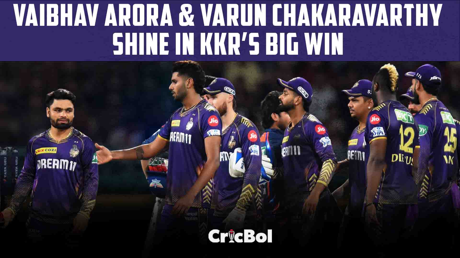 IPL 2025 Match 15: Vaibhav Arora & Varun Chakaravarthy Shine in KKR’s Big Win