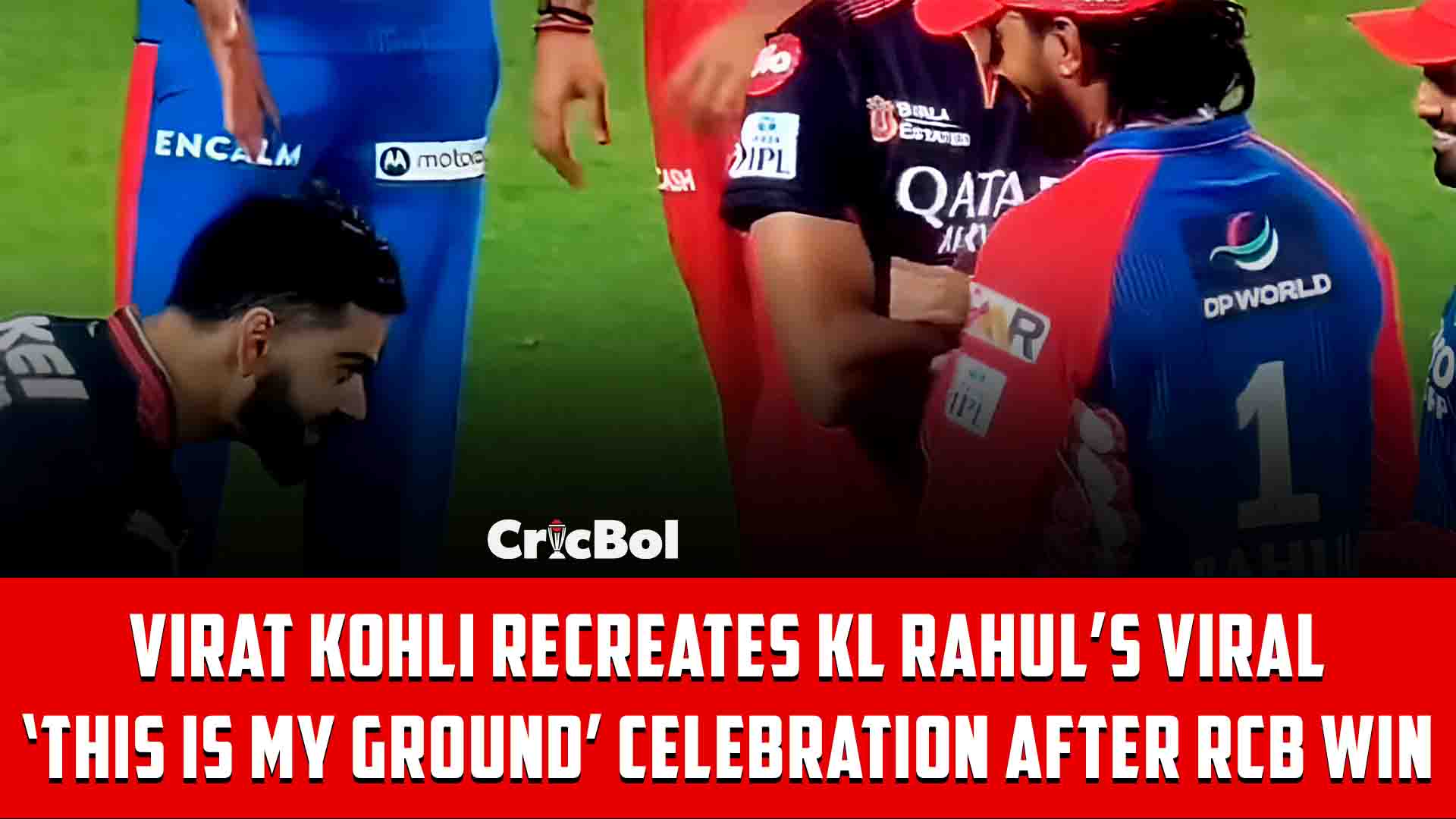 Virat Kohli Recreates Rahul’s ‘This Is My Ground’ Celebration