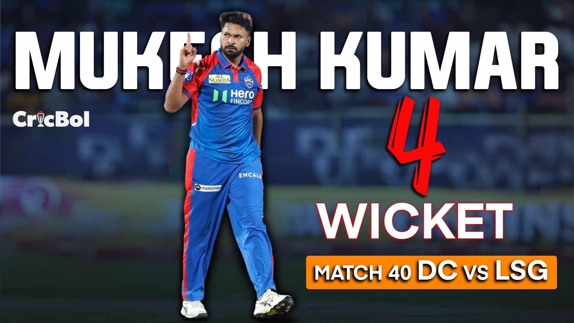 Mukesh Kumar IPL 2025: 4-Wicket Magic Shuts Down LSG’s Powerplay – A Game-Changer for Delhi Capitals