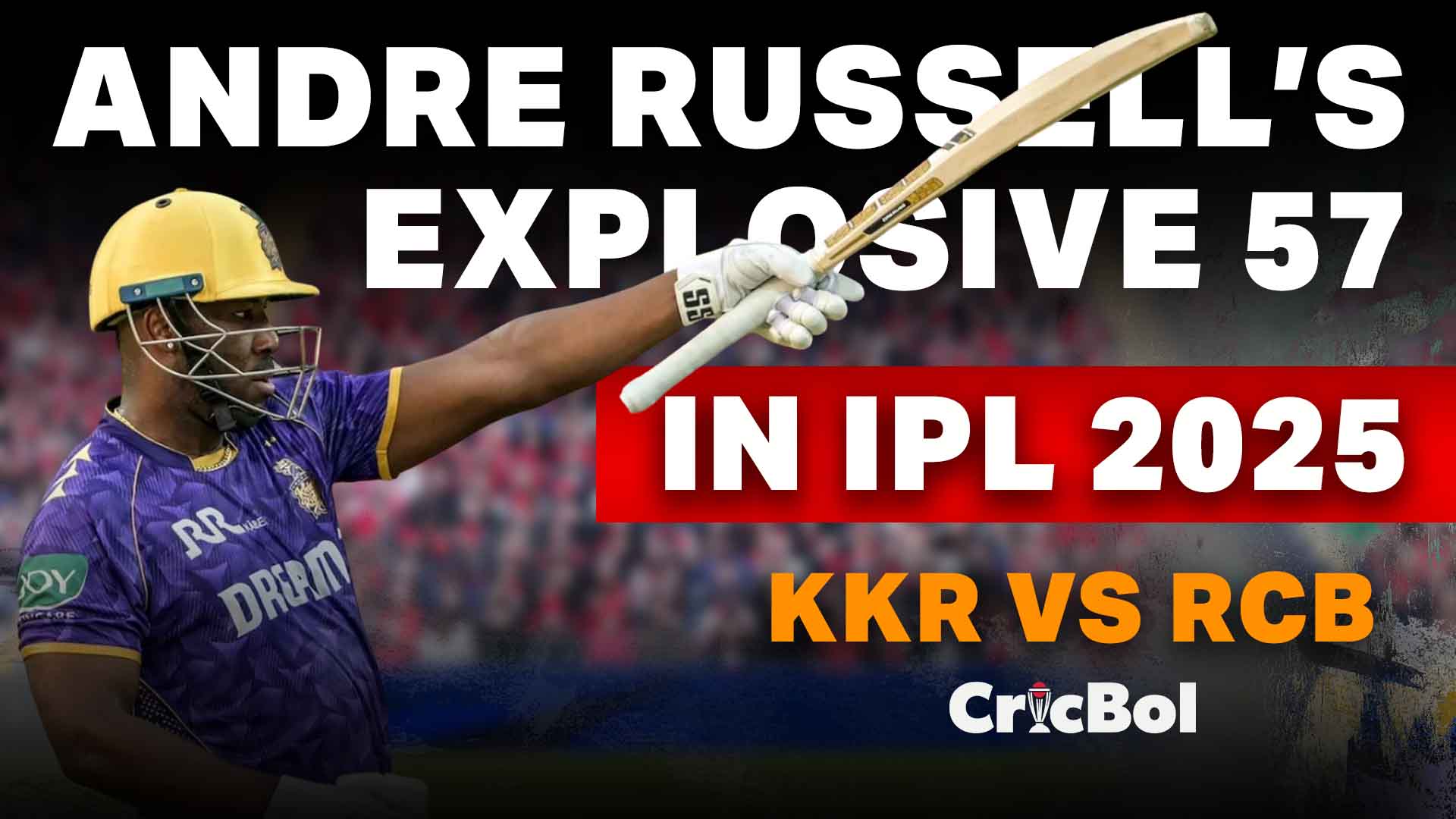 Andre Russell 57 Powers KKR to Crucial IPL 2025 Victory Over RR